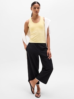 Signature Rib Scoop Tank - Yellow - image 5