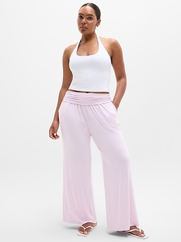 Dream Drape Mid Rise Pant - Pink - image 4