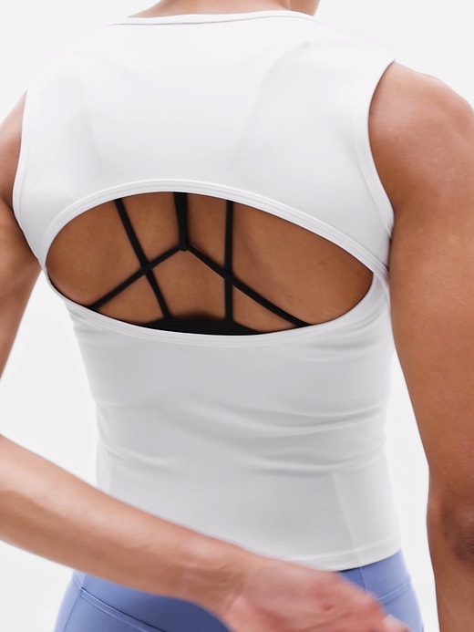Transcend Open Back Muscle Tank | Athleta