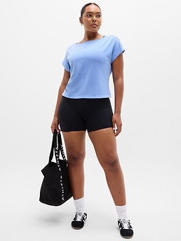 Seasoft Boat Neck Tee - Blue - image 4