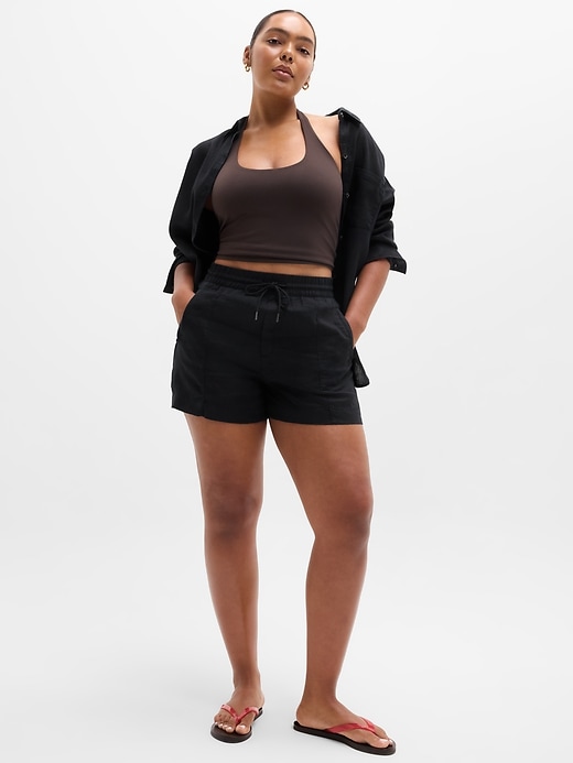 Image number 6 showing, Retreat Linen Mid Rise 4" Short