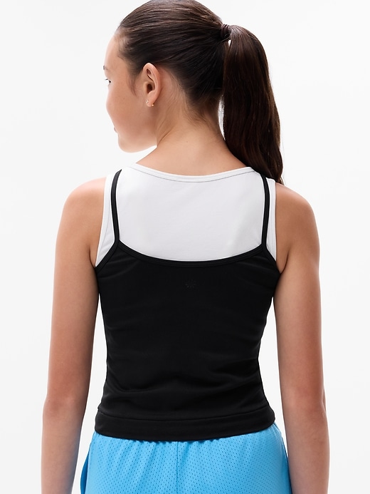 Image number 3 showing, Athleta Girl Rise Above Rib Double Up Tank