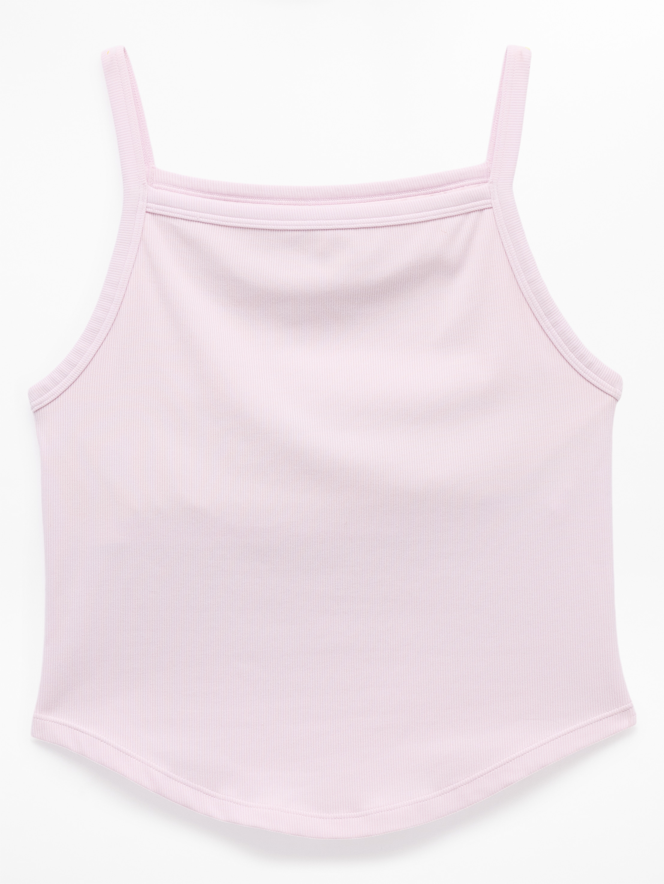 Athleta Signature Rib Apron Support Top - Pink (Ballet)