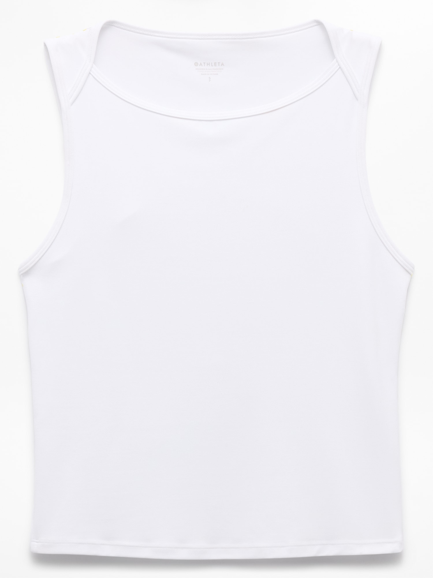 Athleta Transcend Open Back Muscle Tank - White (Bright White)