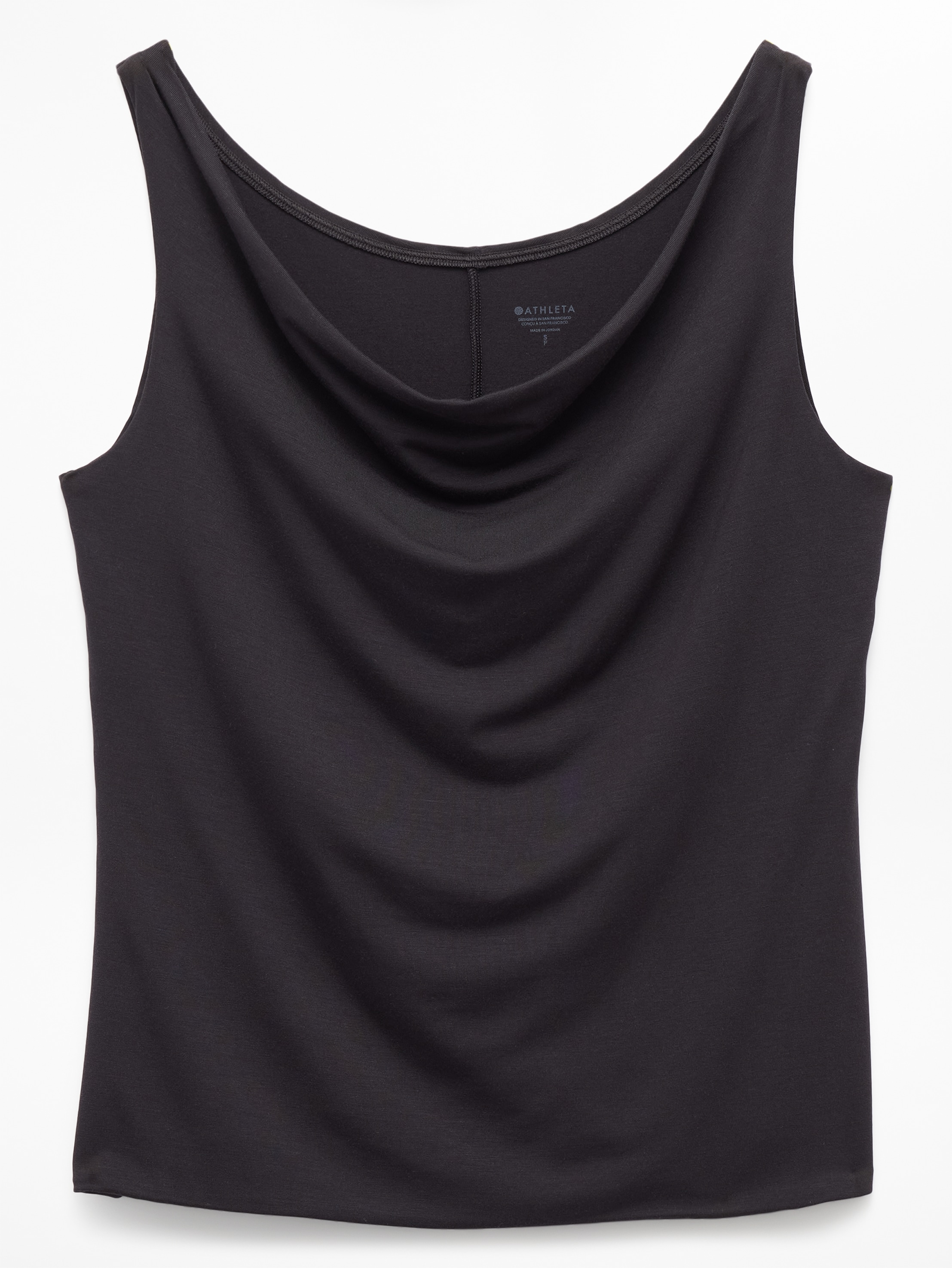Athleta Dream Drape Tank - Black (Black)