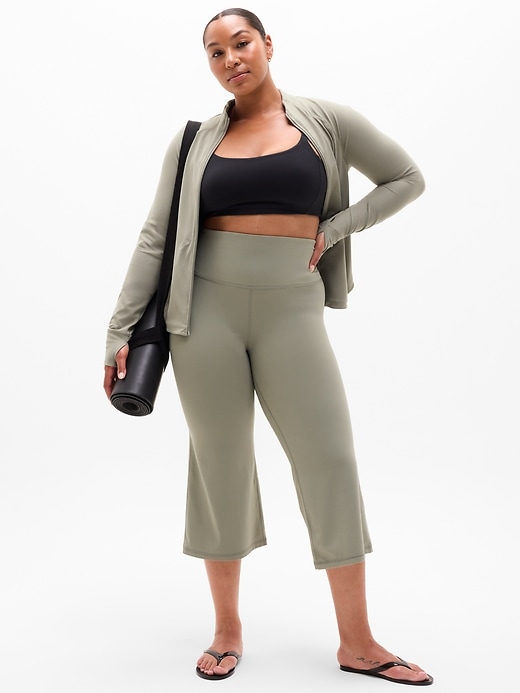 Image number 5 showing, Elation High Rise Crop Flare