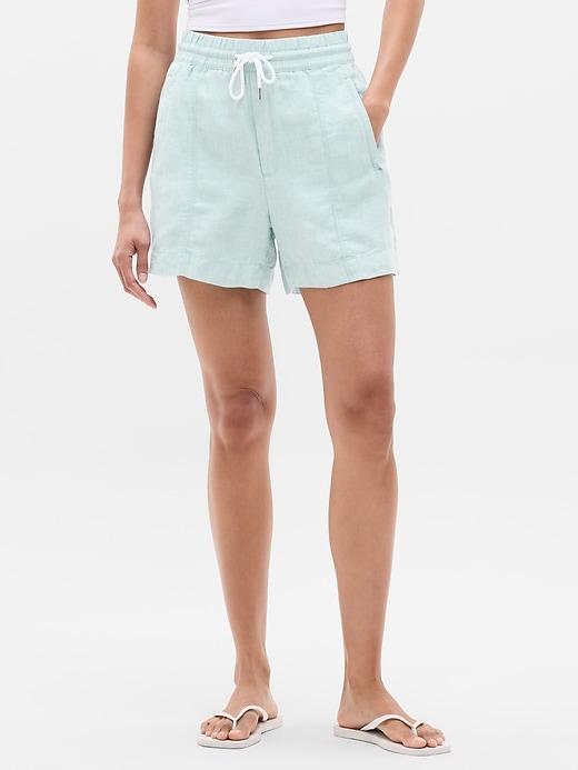 Image number 1 showing, Retreat Linen Mid Rise 4" Short