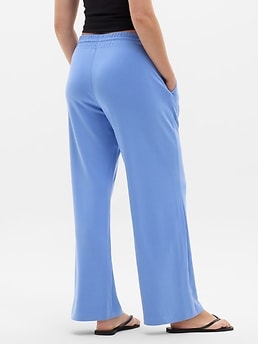 Seasoft Mid Rise Straight Pant - Blue - image 3