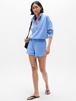 Seasoft Rib 1/4 Zip Popover - Blue - image 4