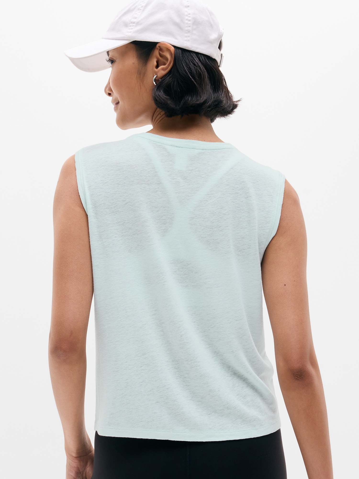 Getaway Linen Blend Muscle Tank