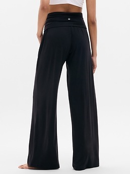 Dream Drape Mid Rise Pant - Black - image 3