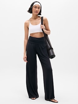 Dream Drape Mid Rise Pant - Black - image 2