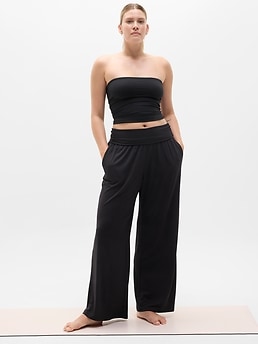 Dream Drape Mid Rise Pant - Black - image 4
