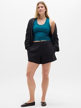 Signature Rib Scoop Tank - Blue - image 2