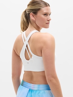 Athleta Circuit Train Sports Bra A-C - White (Bright White)