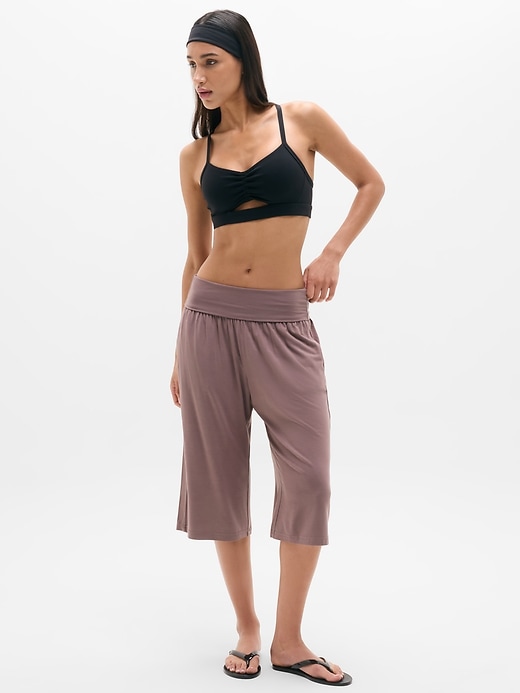 Image number 2 showing, Dream Drape Mid Rise Crop Pant