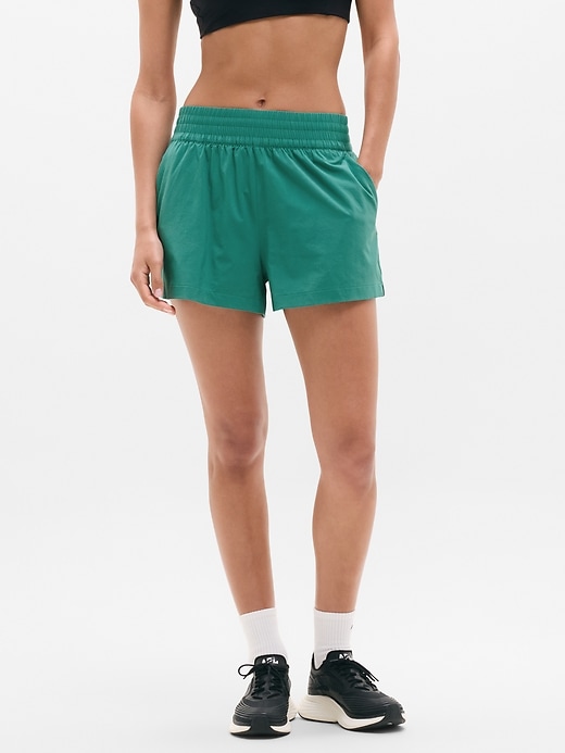 Image number 1 showing, Weekender High Rise 3" Run Short