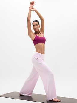 Dream Drape Mid Rise Pant - Pink - image 2
