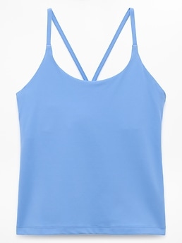 Athleta Transcend Scoop Built-In Bra Tank A-C - Blue (Waterfall)