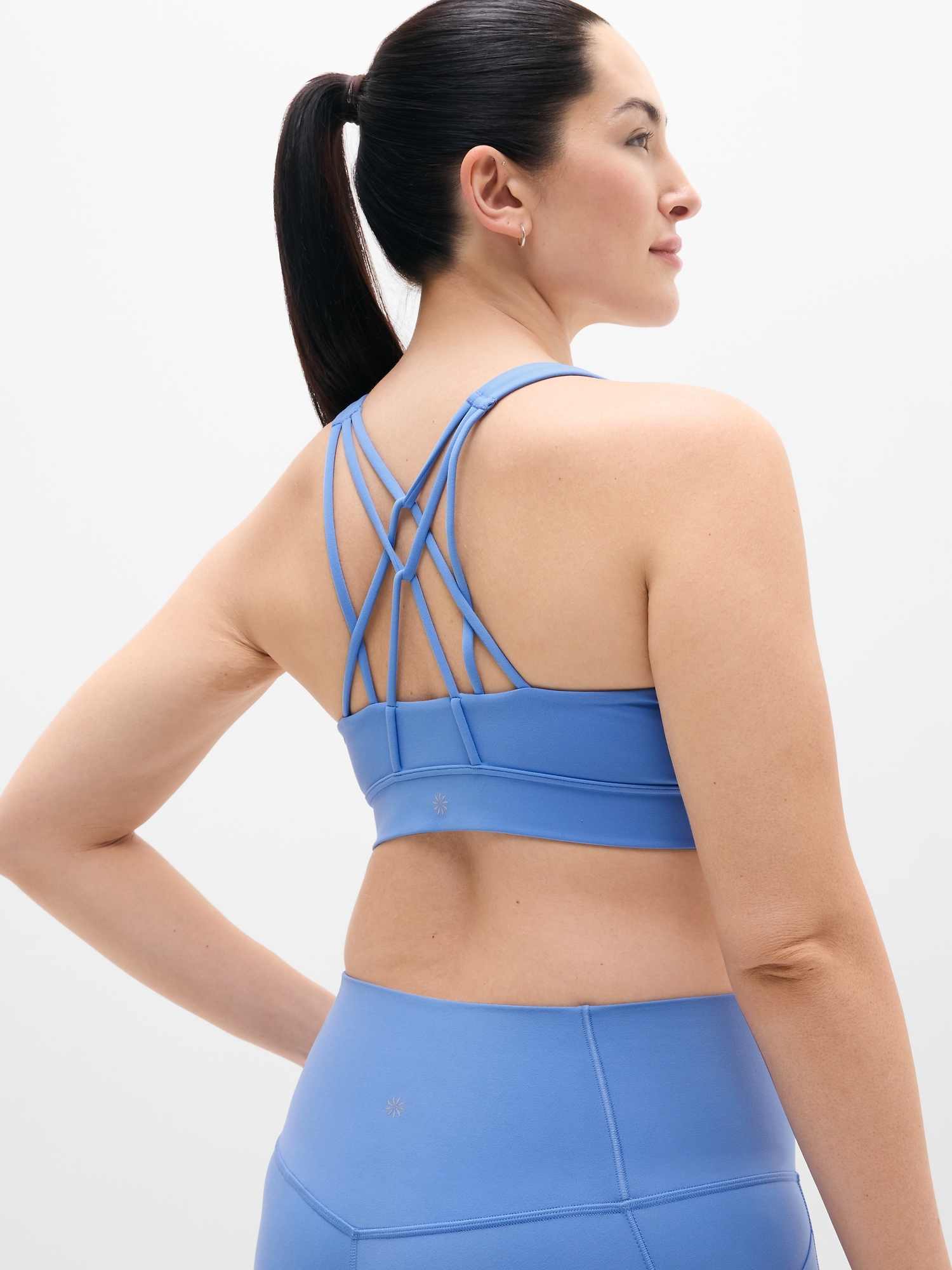 Athleta Perfect Form Sports Bra A-C - Blue (Waterfall) - 601675162