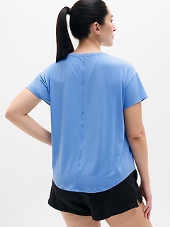 Athleta Move With Ease Tee - Blue (Waterfall)