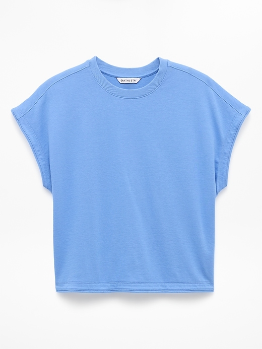 Image number 7 showing, Airy Cotton Terry Sweatshirt Tee
