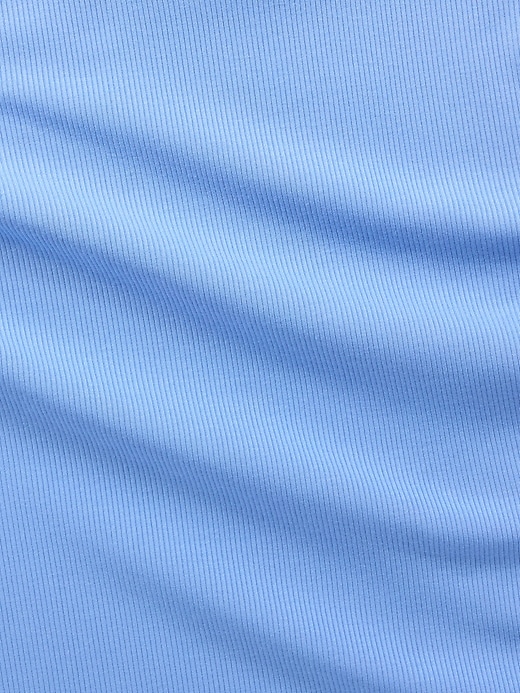 Athleta Signature Rib Scoop Tank - Blue (Waterfall)