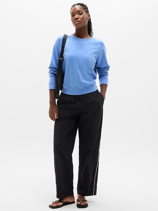Image number 2 showing, Airy Cotton Terry Crew Sweatshirt