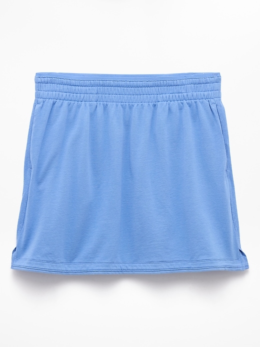 Image number 6 showing, Airy Cotton Terry Mid Rise Mini Skirt