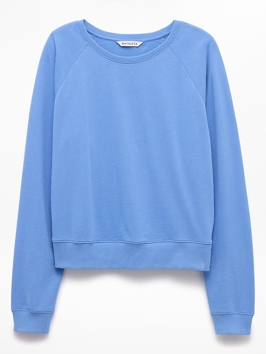 Image number 7 showing, Airy Cotton Terry Crew Sweatshirt