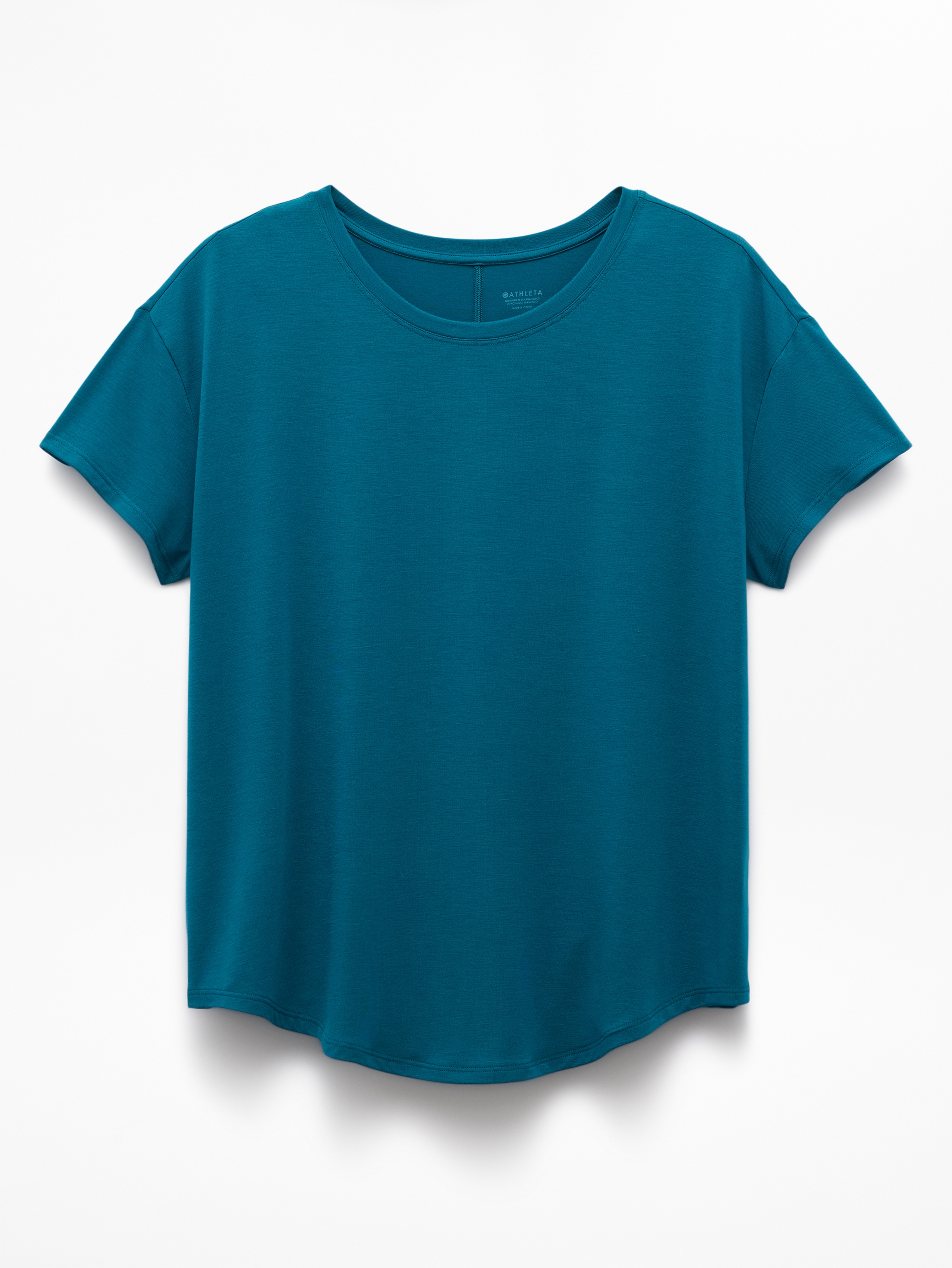 Athleta Move With Ease Tee - Green (Coastal Teal)
