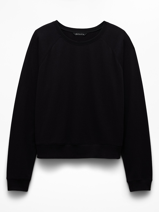 Image number 7 showing, Airy Cotton Terry Crew Sweatshirt
