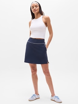 Tee Time High Rise 17" Skort - Blue - image 2