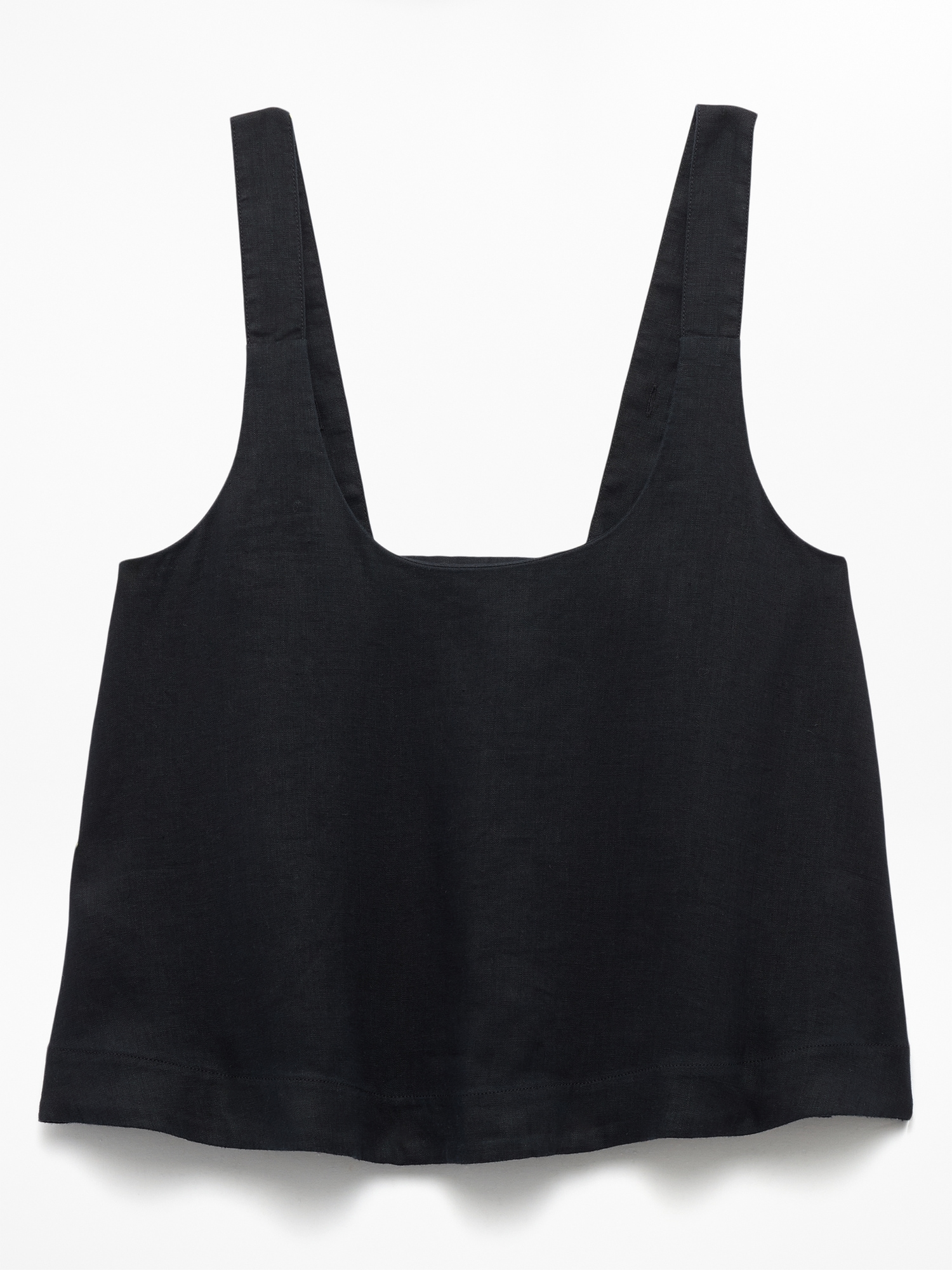 Athleta Retreat Linen Tank - Black (Black)