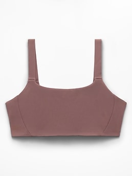 Athleta Reform Adjustable Sports Bra A-C - Brown (Driftwood) - 684673212