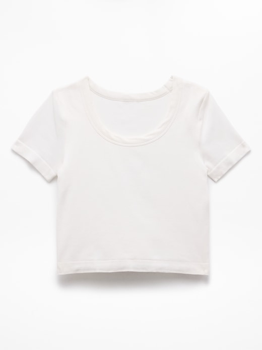 Image number 5 showing, Athleta Girl Rise Above Rib Scoop Tee