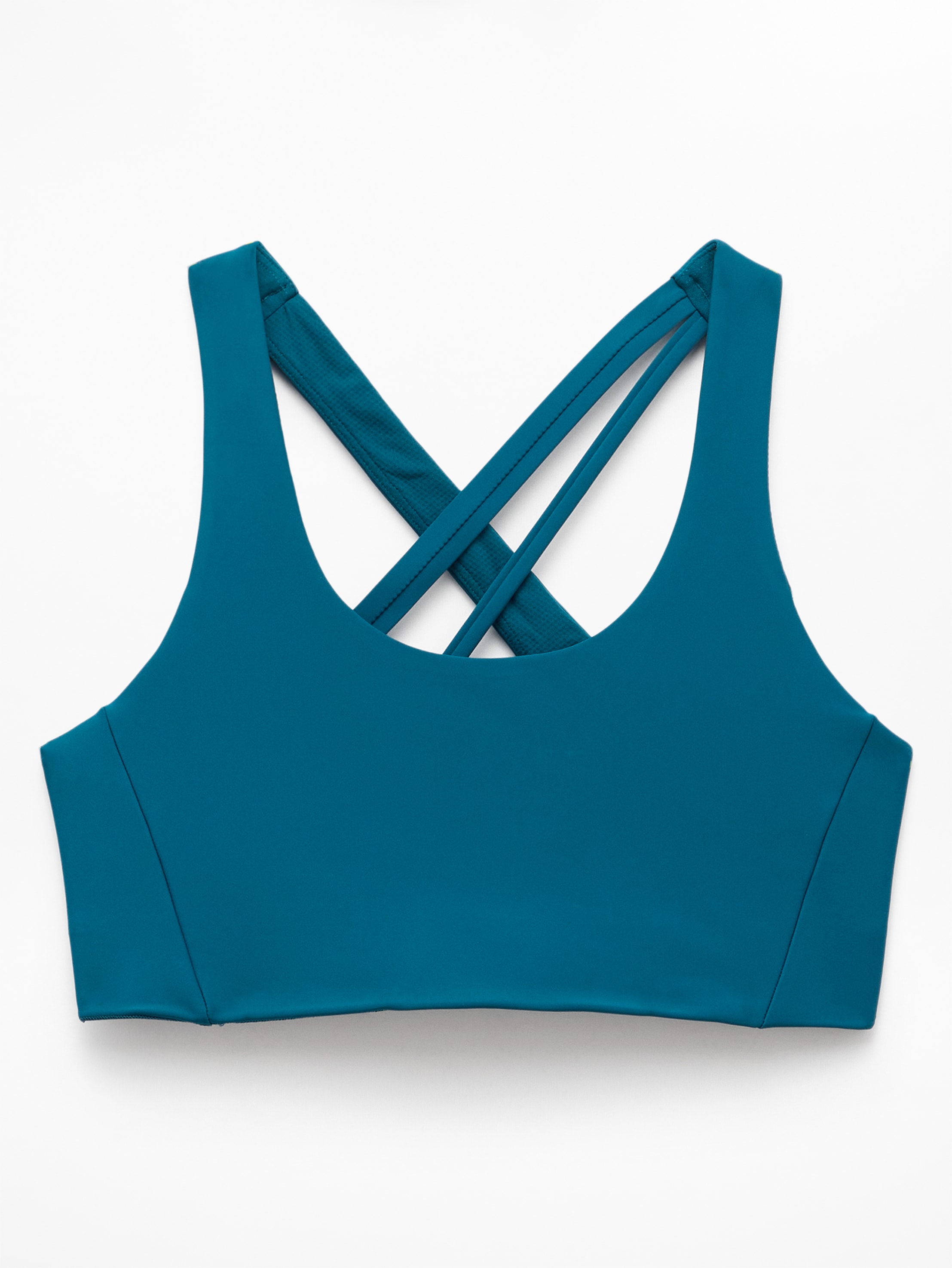 Athleta Circuit Train Sports Bra A-C - Green (Coastal Teal)
