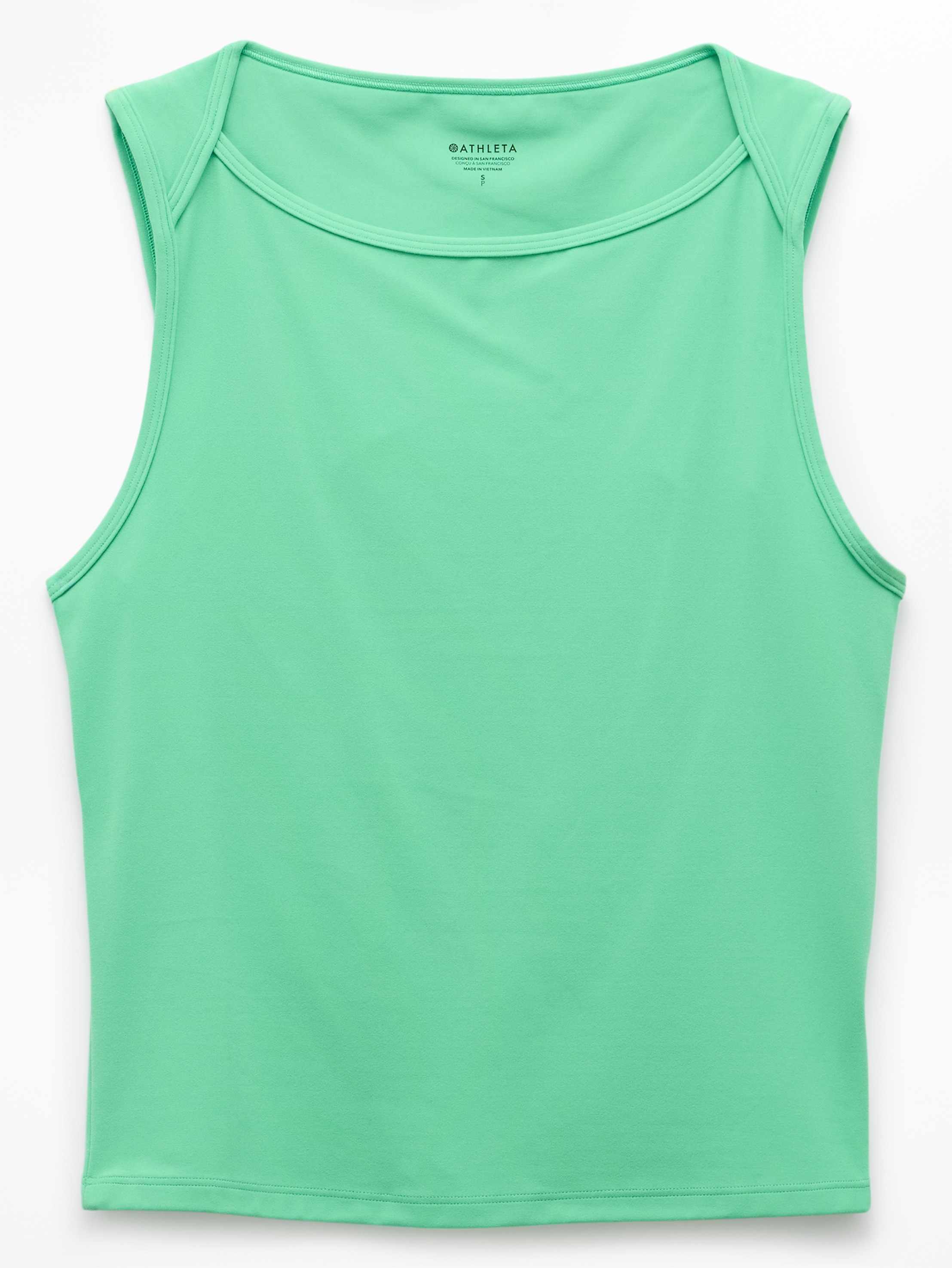 Athleta Transcend Open Back Muscle Tank - Green (Palmetto)