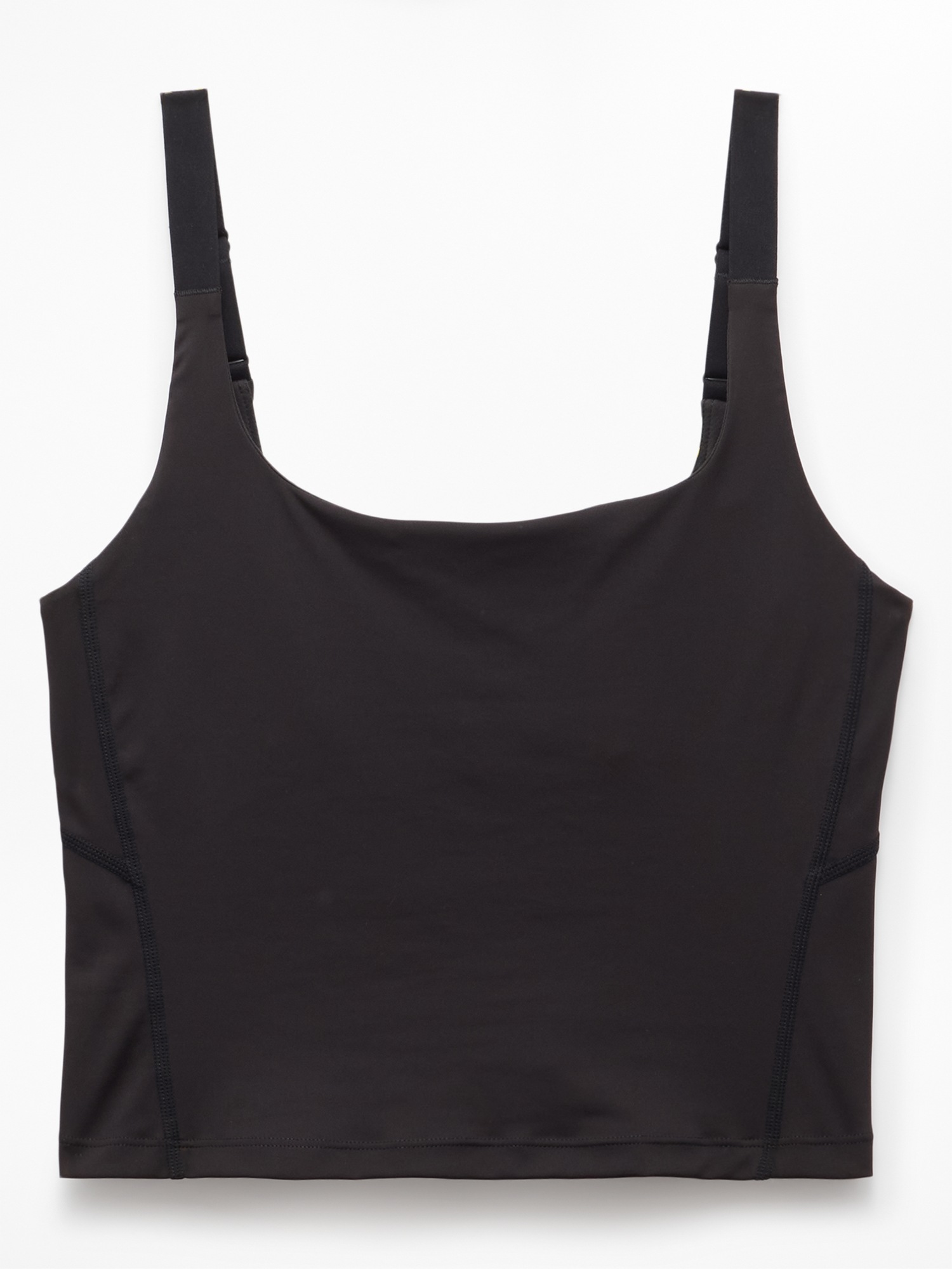 Женский топ Athleta Interval Built-In Bra Tank, цвет: Чёрный — фото 6