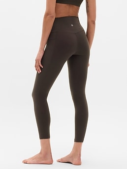 Salutation Stash High Rise 7/8 Legging - Brown - image 3