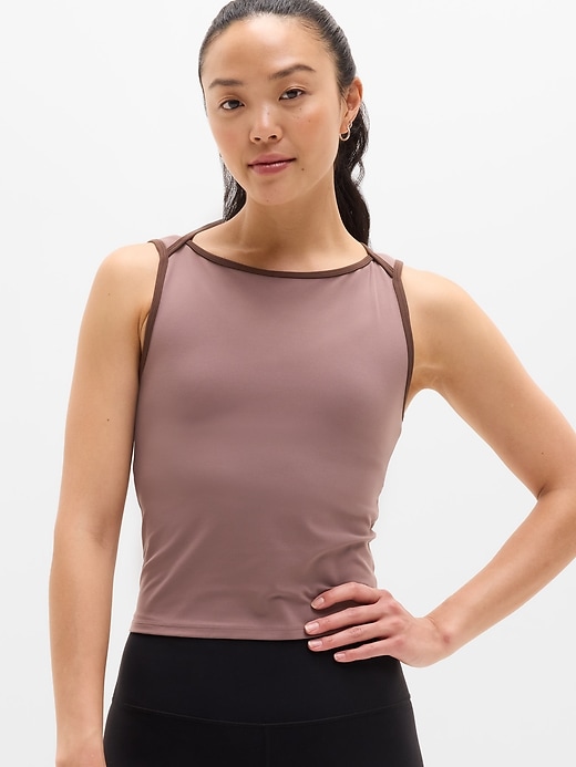 Transcend Open Back Muscle Tank from Athleta - $59