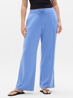 Seasoft Mid Rise Straight Pant - Blue - image 2