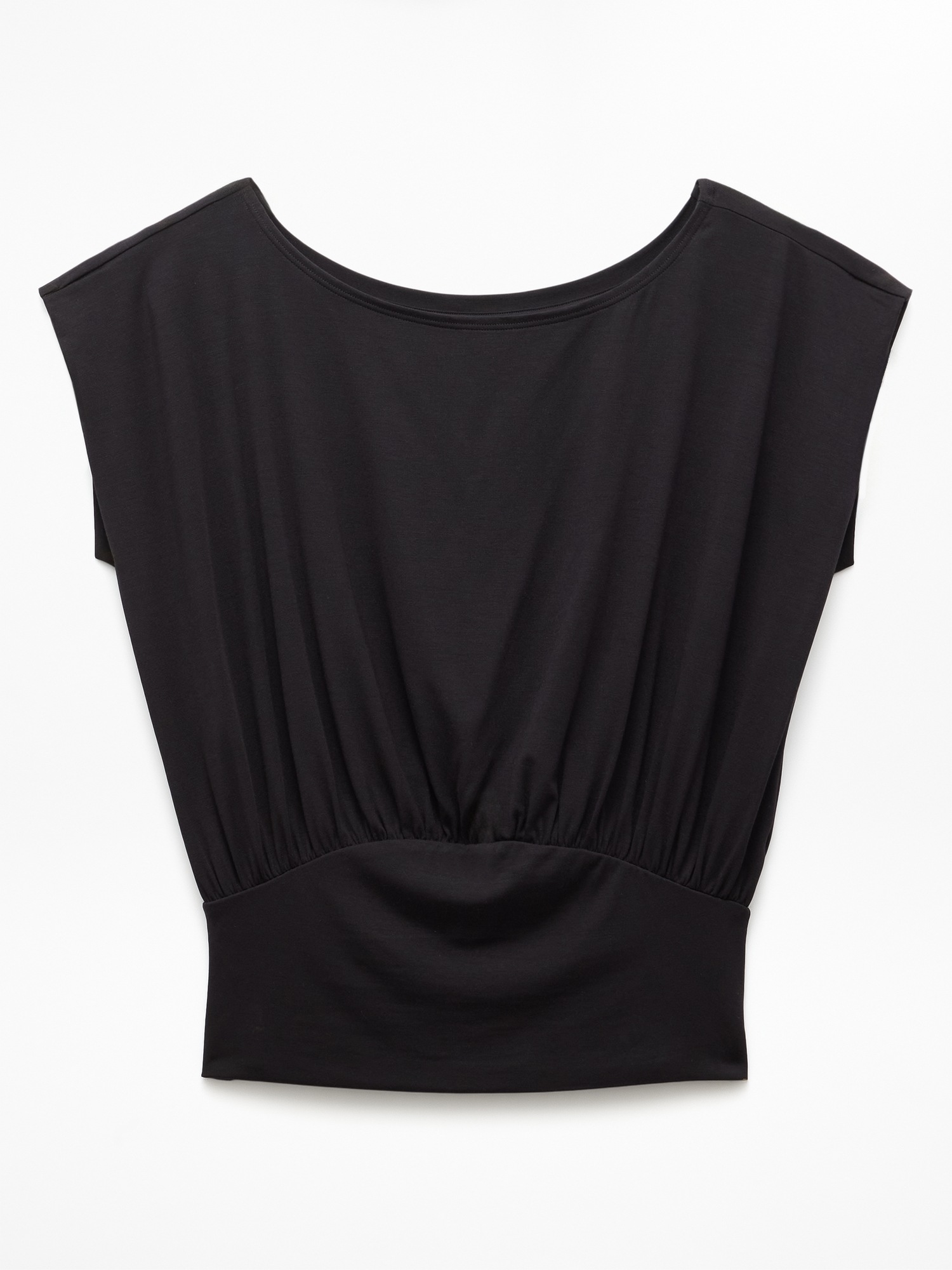 Athleta Dream Drape Tee - Black (Black)