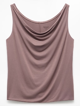 Athleta Dream Drape Tank - Brown (Driftwood)