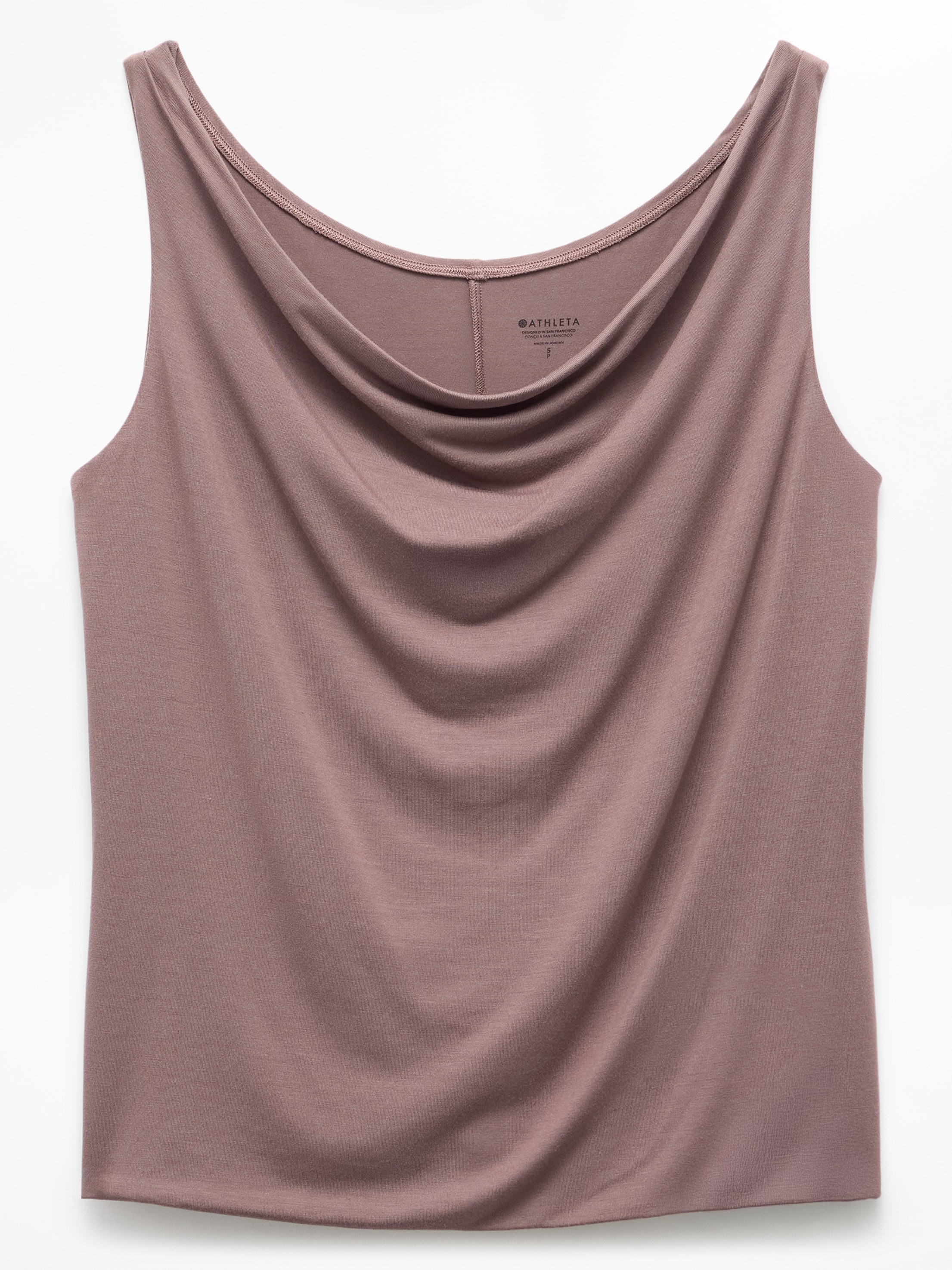Athleta Dream Drape Tank - Brown (Driftwood)