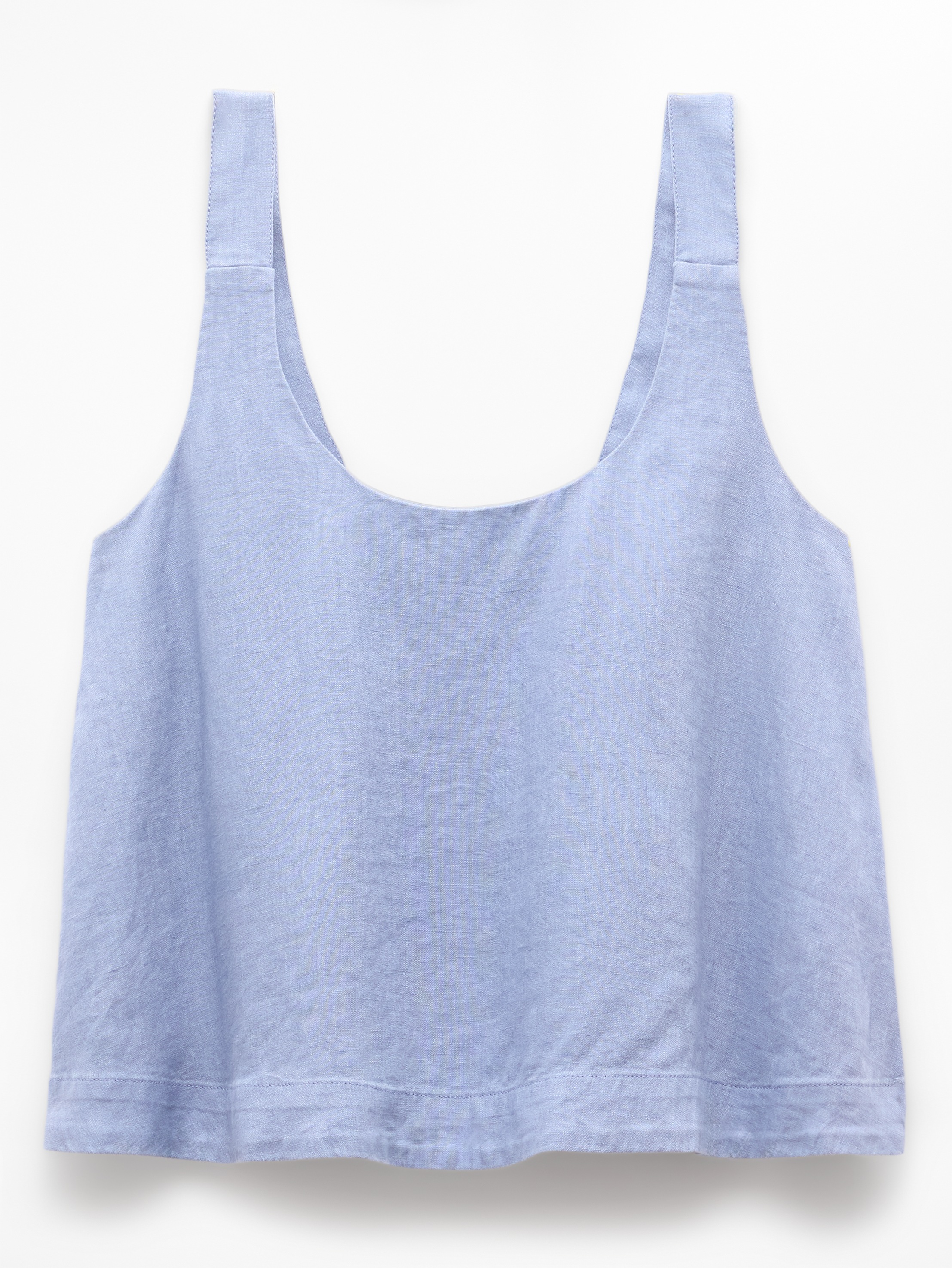 Athleta Retreat Linen Tank - Blue (Storm)
