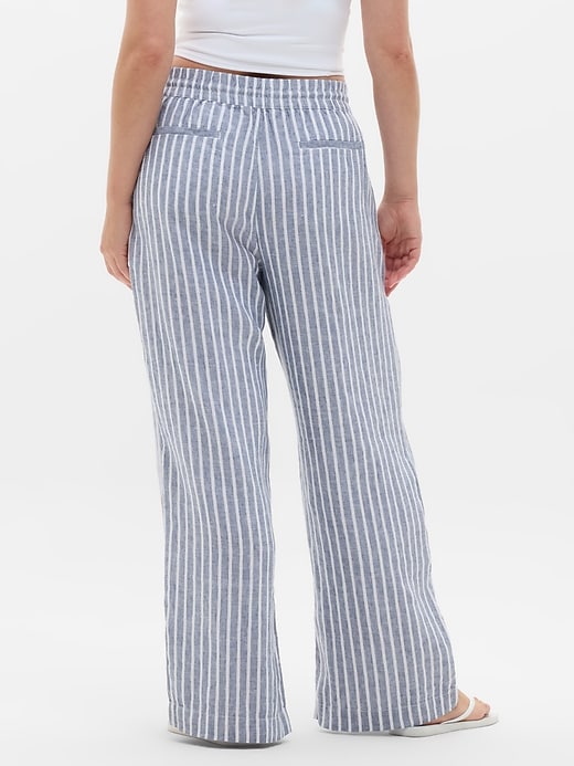 Image number 3 showing, Retreat Linen High Rise Wide Leg Pant