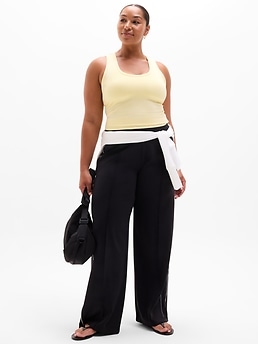 Signature Rib Scoop Tank - Yellow - image 2