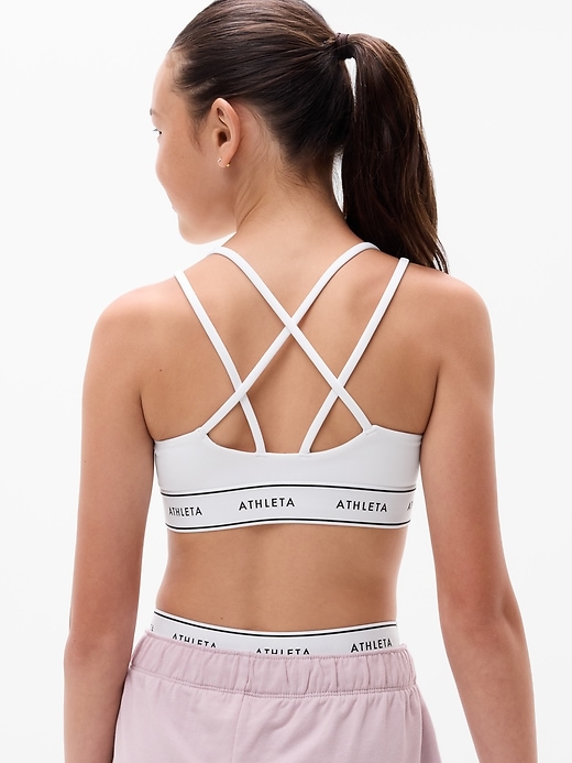 Image number 1 showing, Athleta Girl High Speed Logo Bra