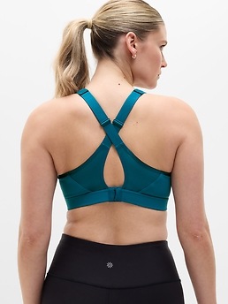 Speed Run High Support Sports Bra - Blue - image 3
